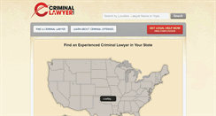 Desktop Screenshot of criminallawyer.com