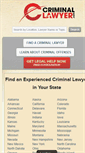 Mobile Screenshot of criminallawyer.com